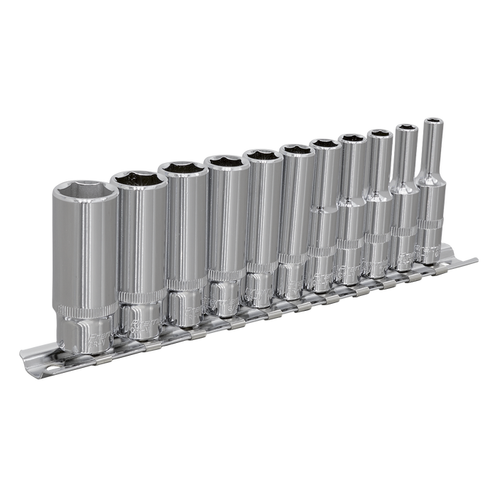 Premier Imperial Deep Socket Set 1/4"Sq Drive 11pc | AK2671
