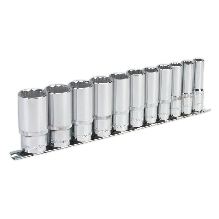 Premier Imperial Deep Socket Set 3/8"Sq Drive 12-point 11pc | AK2673