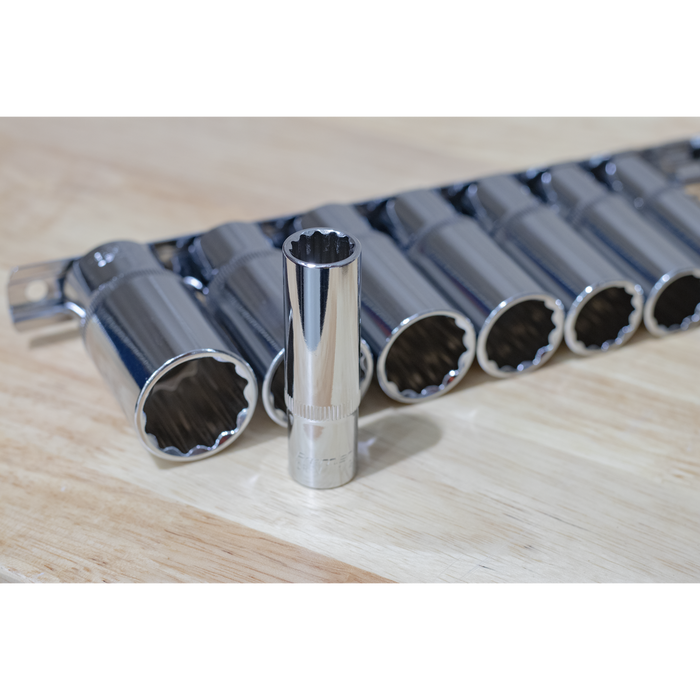Premier Imperial Deep Socket Set 3/8"Sq Drive 12-point 11pc | AK2673