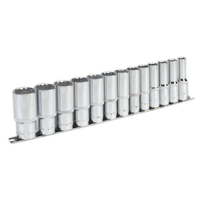 Premier Imperial Deep Socket Set 1/2"Sq Drive 12-point 13pc | AK2675