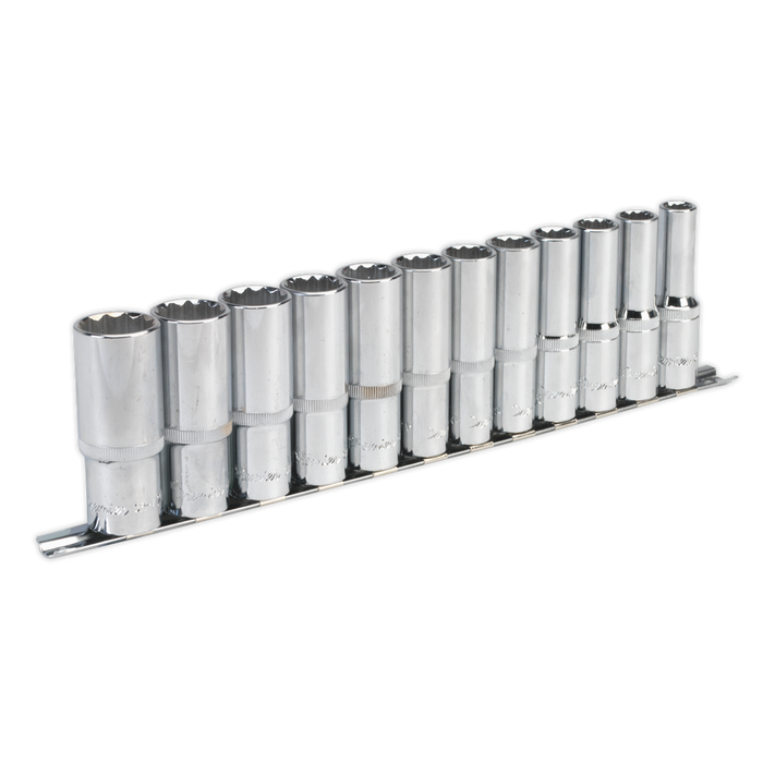 Premier Deep Socket Set 12-Point 1/2"Sq Drive 12pc | AK2685