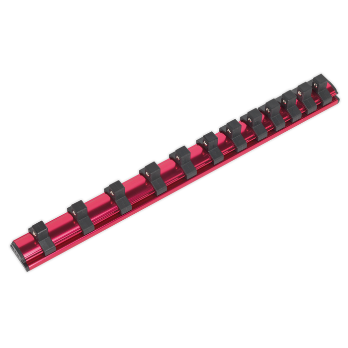 Premier Magnetic Socket Retaining Rail with 12 Clips 3/8"Sq Drive | AK27083