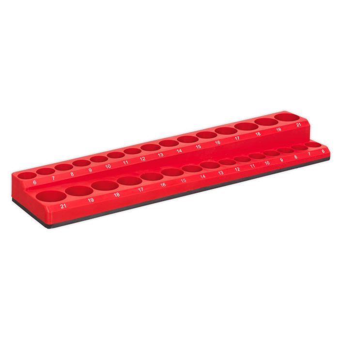Premier Magnetic Socket Holder 3/8"Sq Drive Capacity 30 Sockets | AK27086
