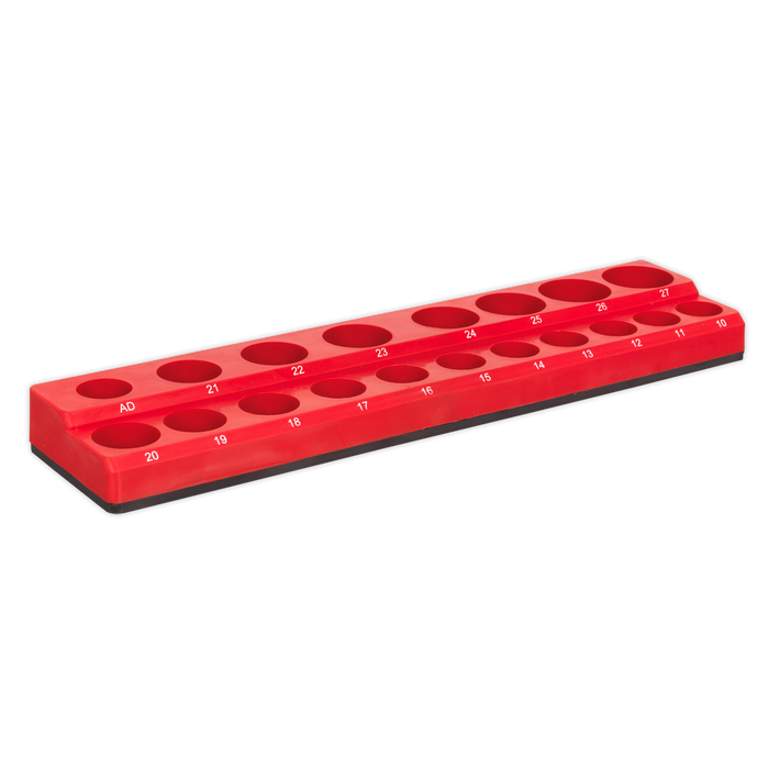 Premier Magnetic Socket Holder 1/2"Sq Drive Capacity 19 Sockets | AK27087