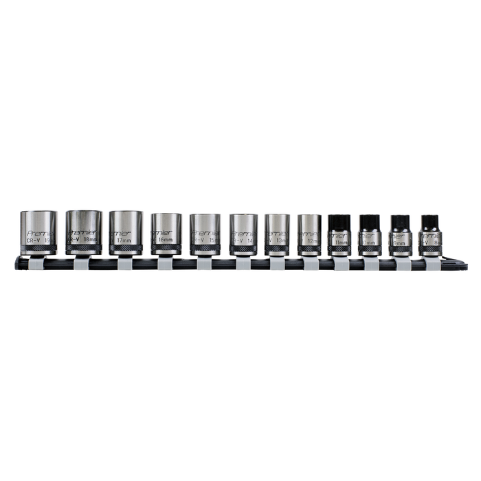 Premier Black Lock-On™ Socket Set 3/8"Sq Drive 12pc | AK2741B