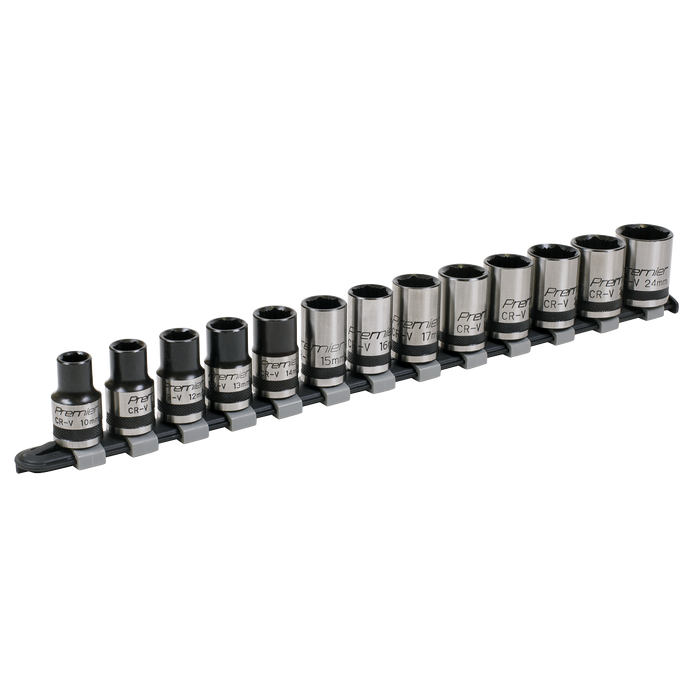Premier Black Lock-On™ Socket Set 1/2"Sq Drive 13pc | AK2742B
