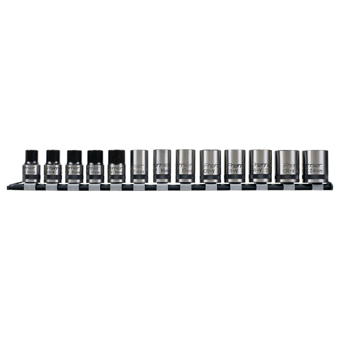 Premier Black Lock-On™ Socket Set 1/2"Sq Drive 13pc | AK2742B