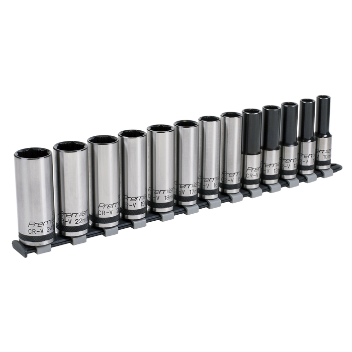 Premier Black Deep Lock-On™ Socket Set 1/2"Sq Drive 13pc | AK2745B