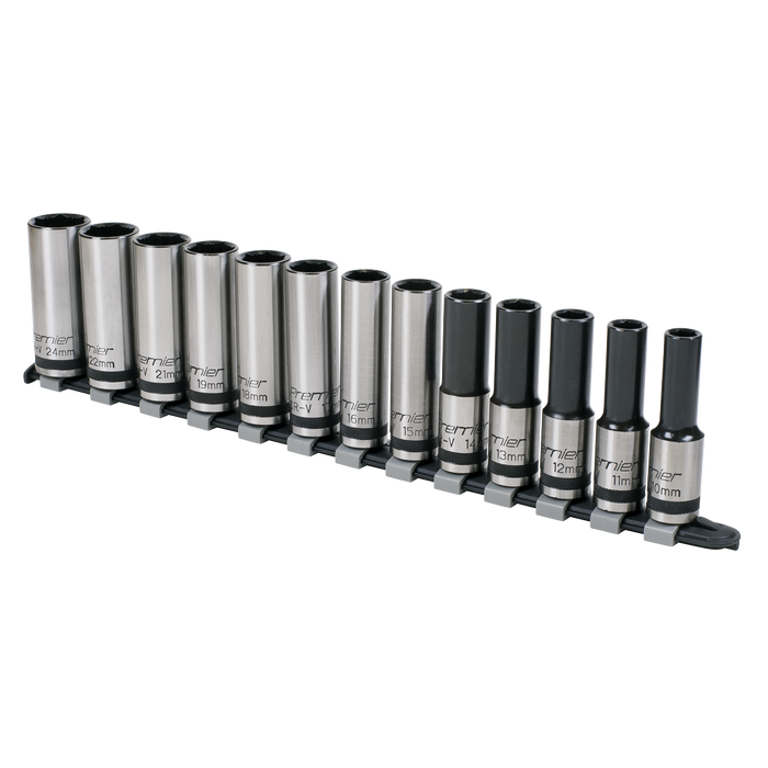 Premier Black Deep Lock-On™ Socket Set 1/2"Sq Drive 13pc | AK2745B