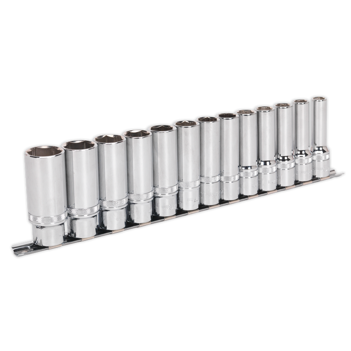 Premier Deep Lock-On™ Socket Set 1/2"Sq Drive 13pc | AK2745