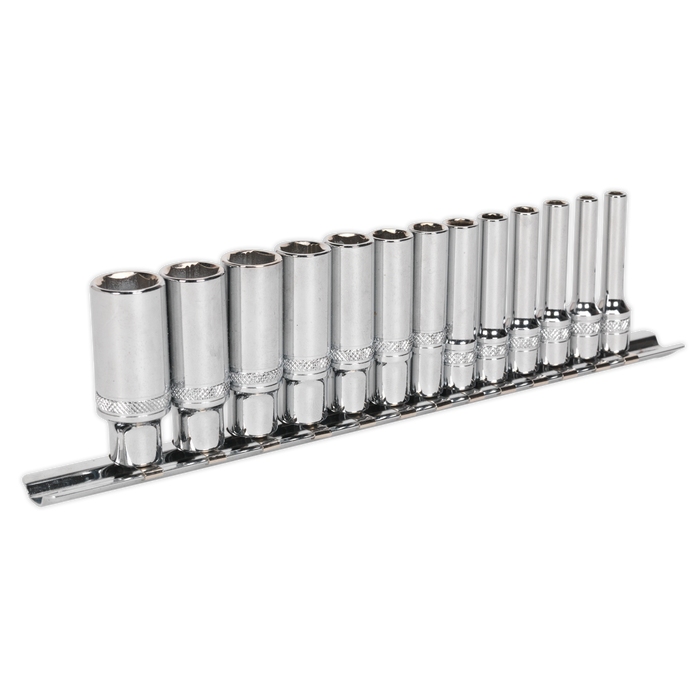 Premier Deep Lock-On™ Socket Set 1/4"Sq Drive 13pc | AK2747