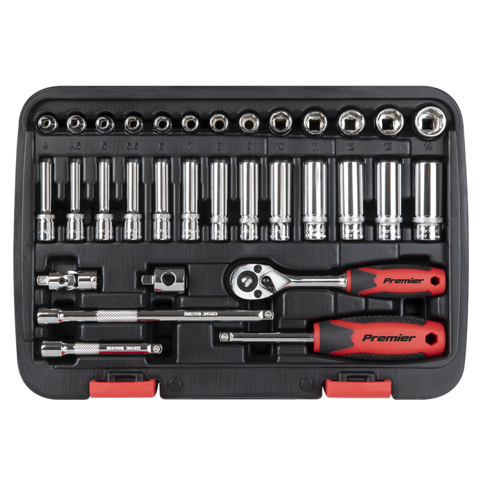 Lock-On™ Socket Set 1/4"Sq Drive 32pc | AK27480