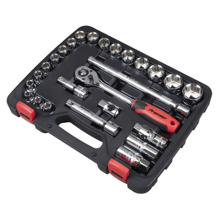 Premier Lock-On™ Socket Set 1/2"Sq Drive 26pc | AK27482