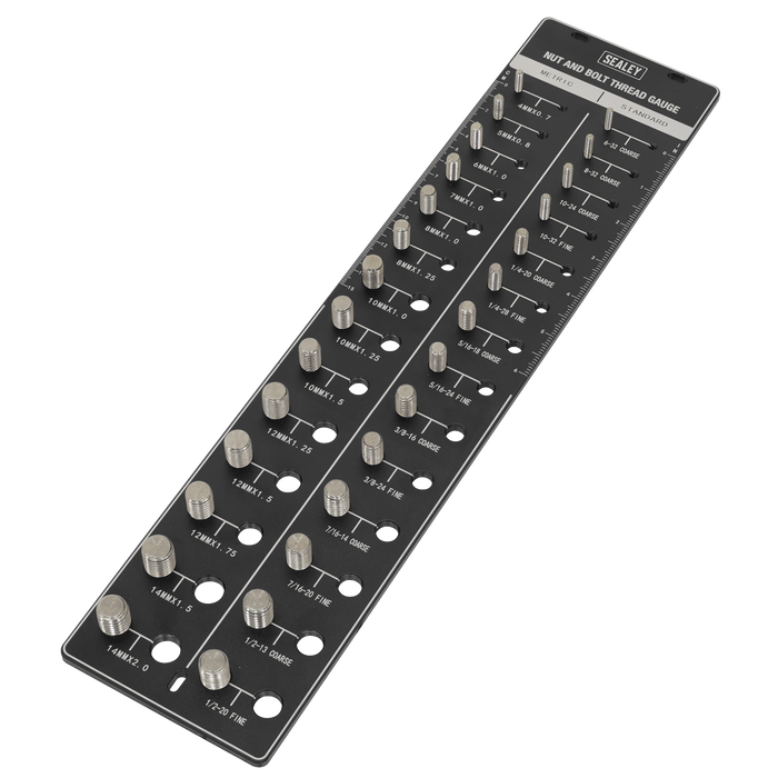 Metric/Imperial Nut & Bolt Thread Checker | AK28
