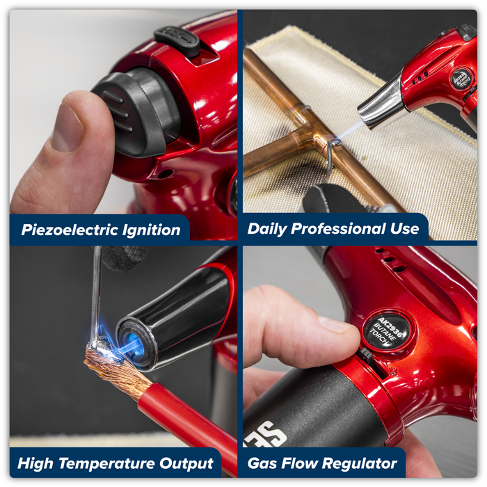 Refillable Butane Heating/Soldering Torch | AK2936