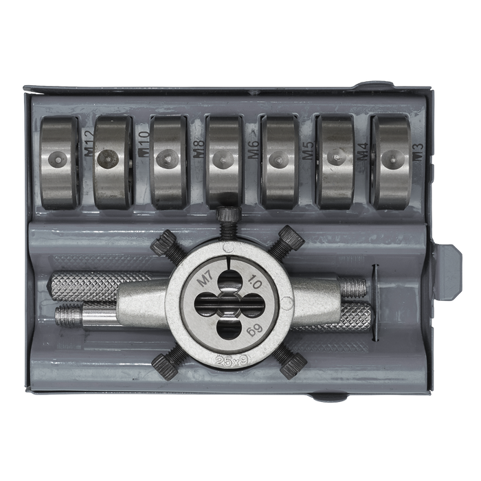 Metric Split Die Set 9pc | AK3009