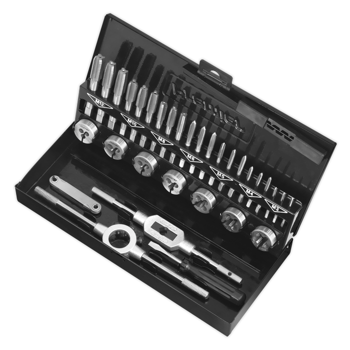 Metric Tap & Die Set Split Dies 32pc - HSS 4341 | AK3015HSS