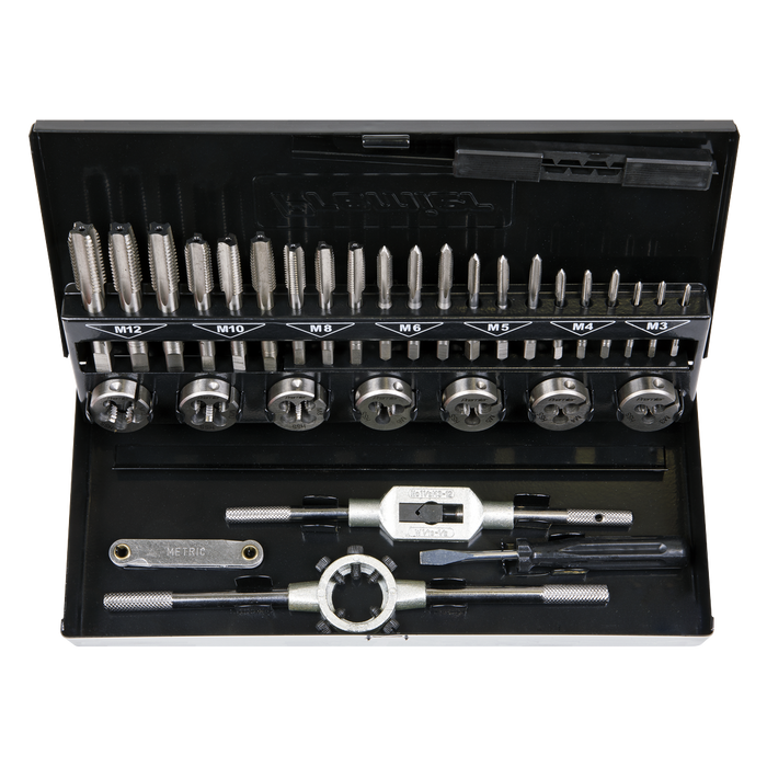 Metric Tap & Die Set Split Dies 32pc - HSS 4341 | AK3015HSS