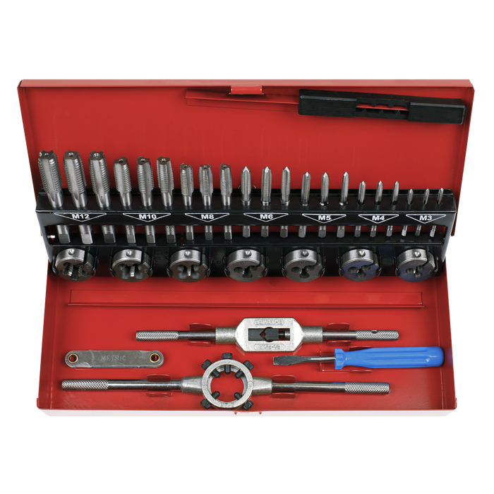 Metric Tap & Die Set Split Dies 32pc | AK3015