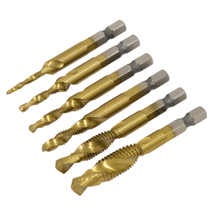 Combination Drill & Tap Bit Set 6pc | AK3025