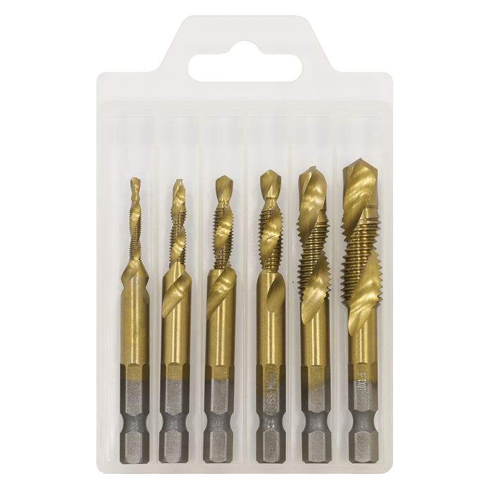 Combination Drill & Tap Bit Set 6pc | AK3025