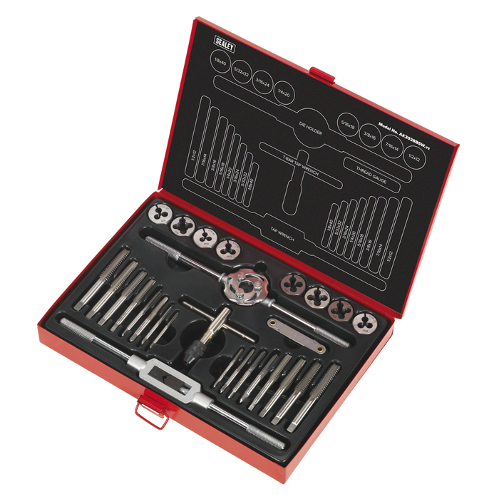 Imperial Tap & Die Set Split Dies BSW 28pc | AK3028BSW