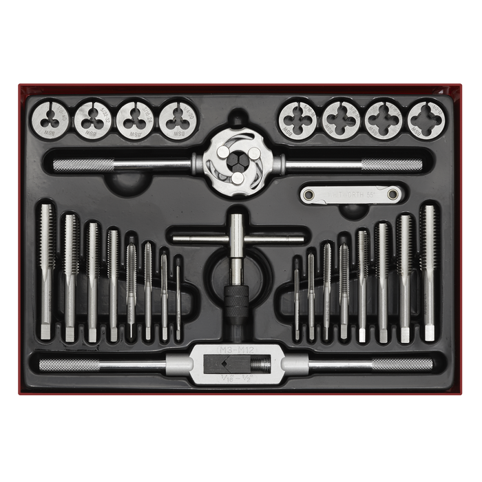 Imperial Tap & Die Set Split Dies BSW 28pc | AK3028BSW