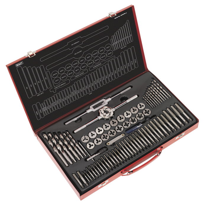 Metric Tap & Die Set Split Dies 76pc | AK3076