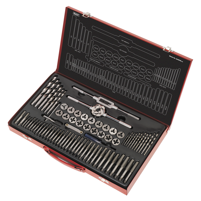 Metric Tap & Die Set Split Dies 76pc | AK3076