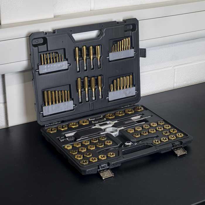 Premier Metric/Imperial Hexagonal Tap & Die Set 86pc | AK3086HIM