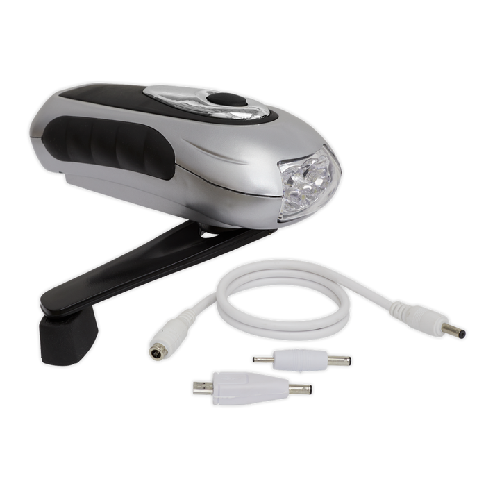 Rechargeable Wind-Up Torch 3 LED | AK3305
