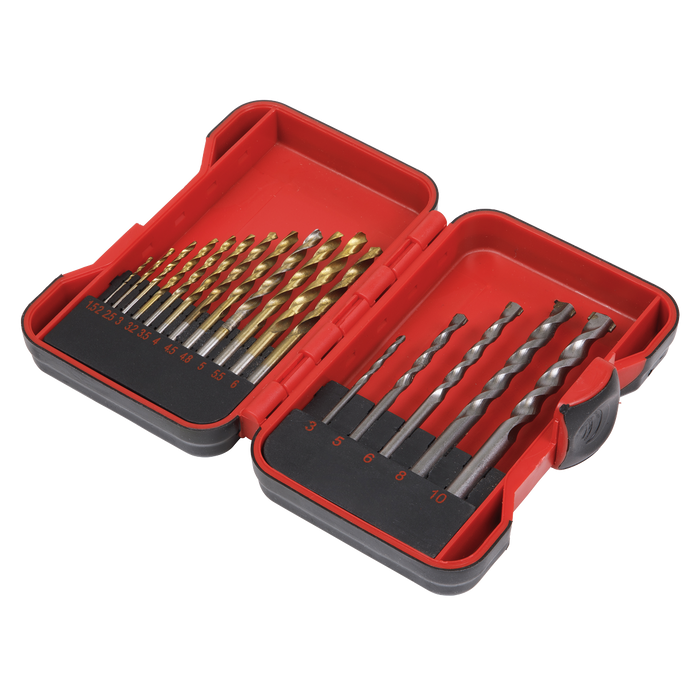 HSS/Masonry Drill Bit Set 17pc | AK3717TCM