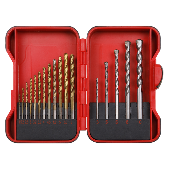 HSS/Masonry Drill Bit Set 17pc | AK3717TCM