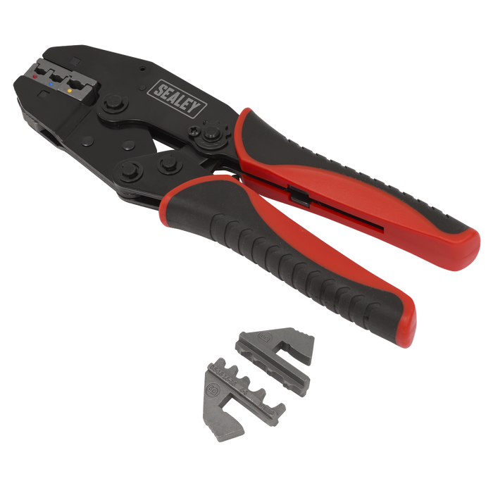 Ratchet Crimping Tool Interchangeable Jaws | AK3857