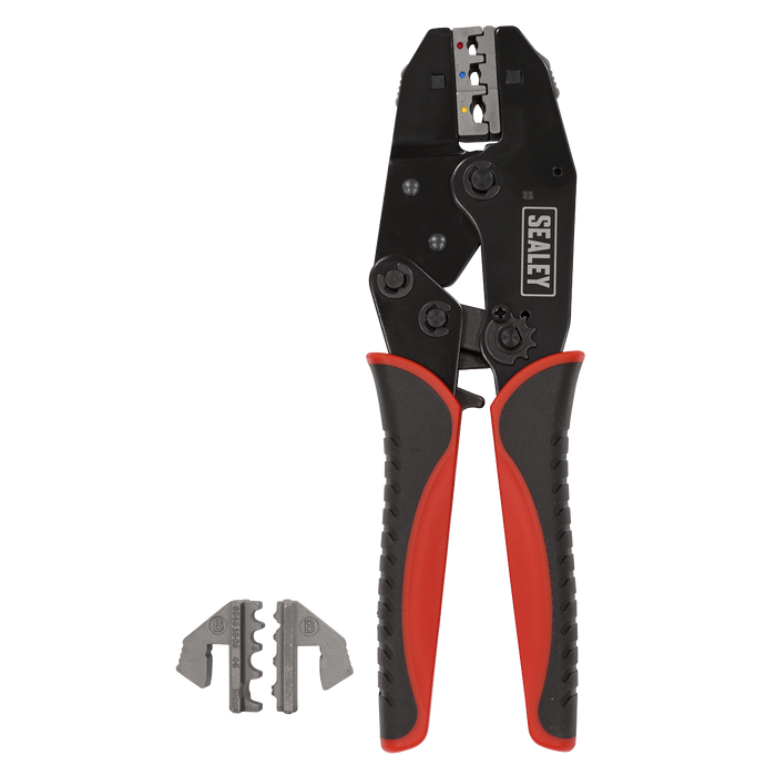 Ratchet Crimping Tool Interchangeable Jaws | AK3857