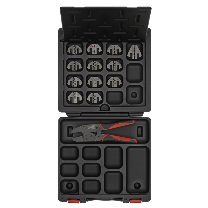 Ratchet Crimping Tool with Jaws and Storage Case | AK3858COMBO