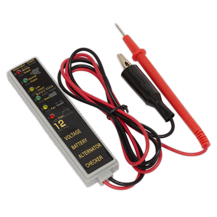 LED Battery & Alternator Tester 12V | AK400
