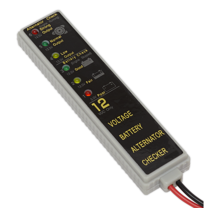 LED Battery & Alternator Tester 12V | AK400