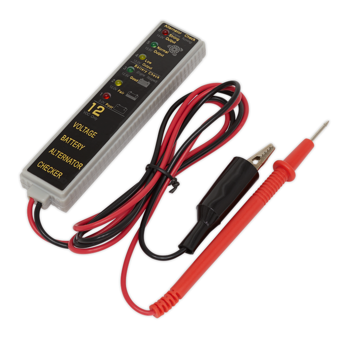 LED Battery & Alternator Tester 12V | AK400