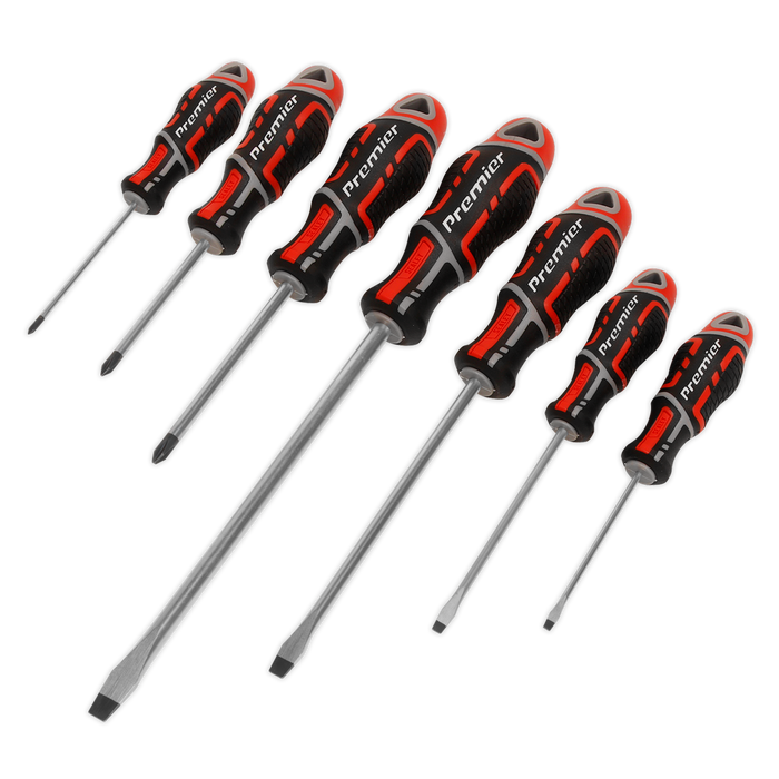 Premier GripMAX® Screwdriver Set 7pc - Red | AK4325