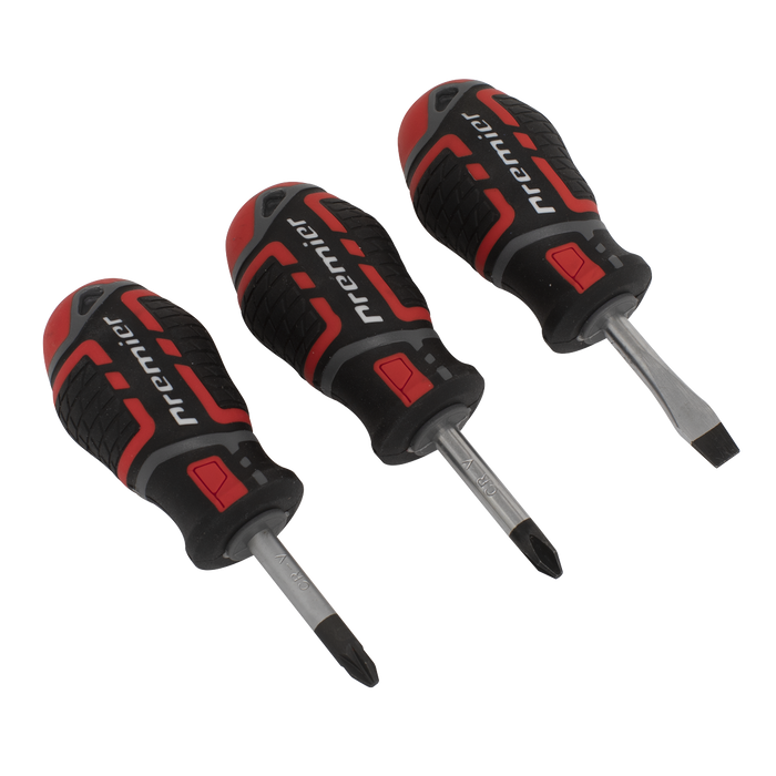 Premier GripMAX® Stubby Screwdriver Set 3pc | AK4328