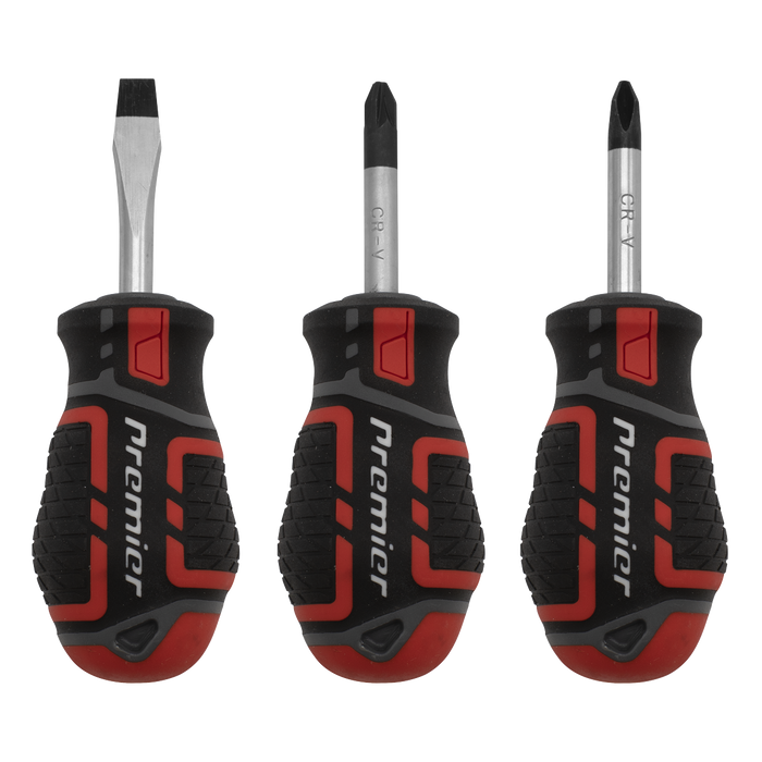 Premier GripMAX® Stubby Screwdriver Set 3pc | AK4328