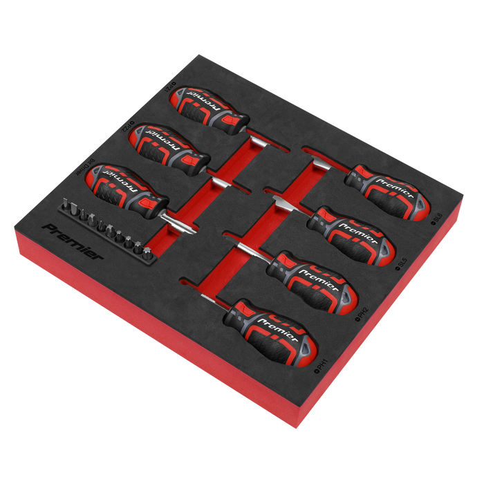 Premier GripMAX® Stubby Screwdriver Set 17pc | AK4371