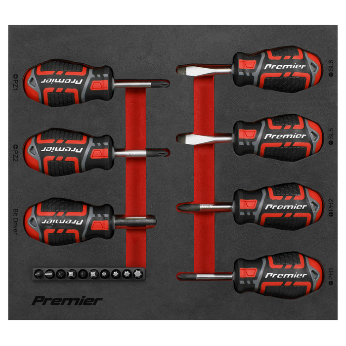 Premier GripMAX® Stubby Screwdriver Set 17pc | AK4371
