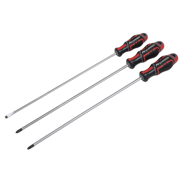 Premier GripMAX® Extra-Long Screwdriver Set 3pc | AK4372