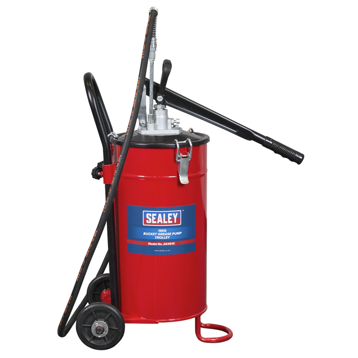 Bucket Grease Pump Trolley 15kg | AK451X