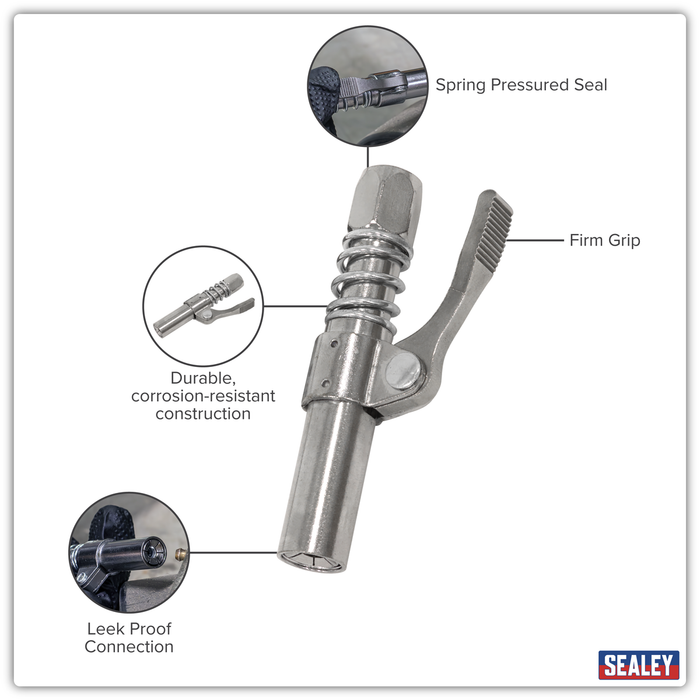 Single Handle Grease Gun Coupler | AK452