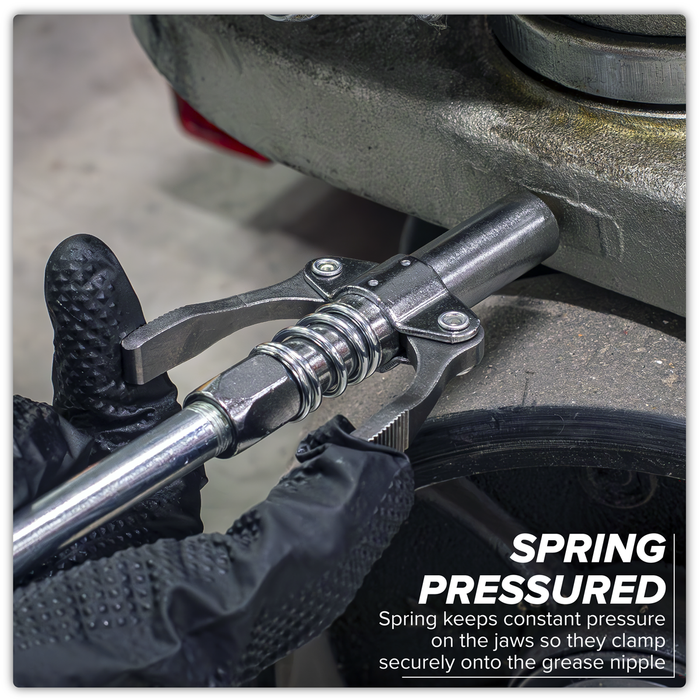 Double Handle Grease Gun Coupler | AK453