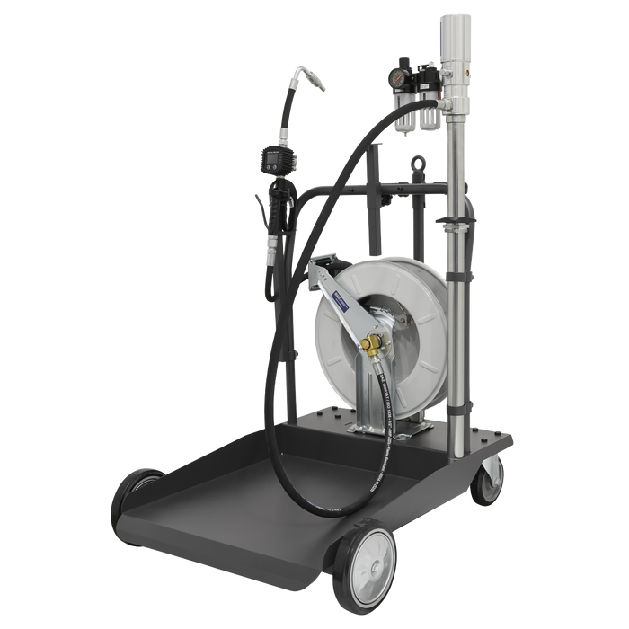 Air Operated Oil Dispensing System with 10m Retractable Hose Reel | AK4562D