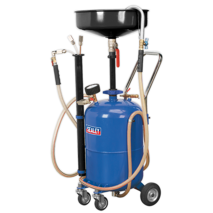 Air Discharge Mobile Oil Drainer with Probes 35L | AK456DX